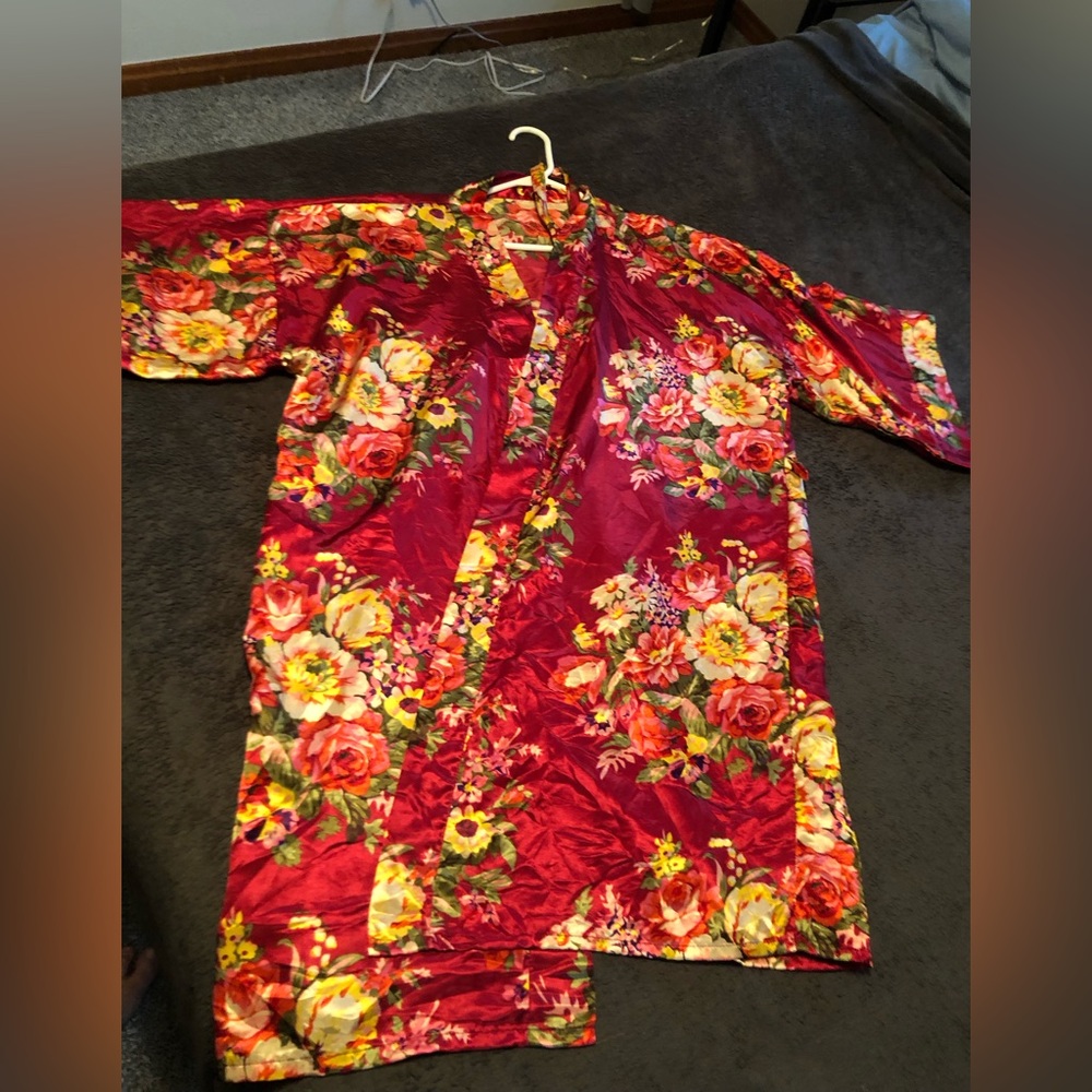 Silk robe
